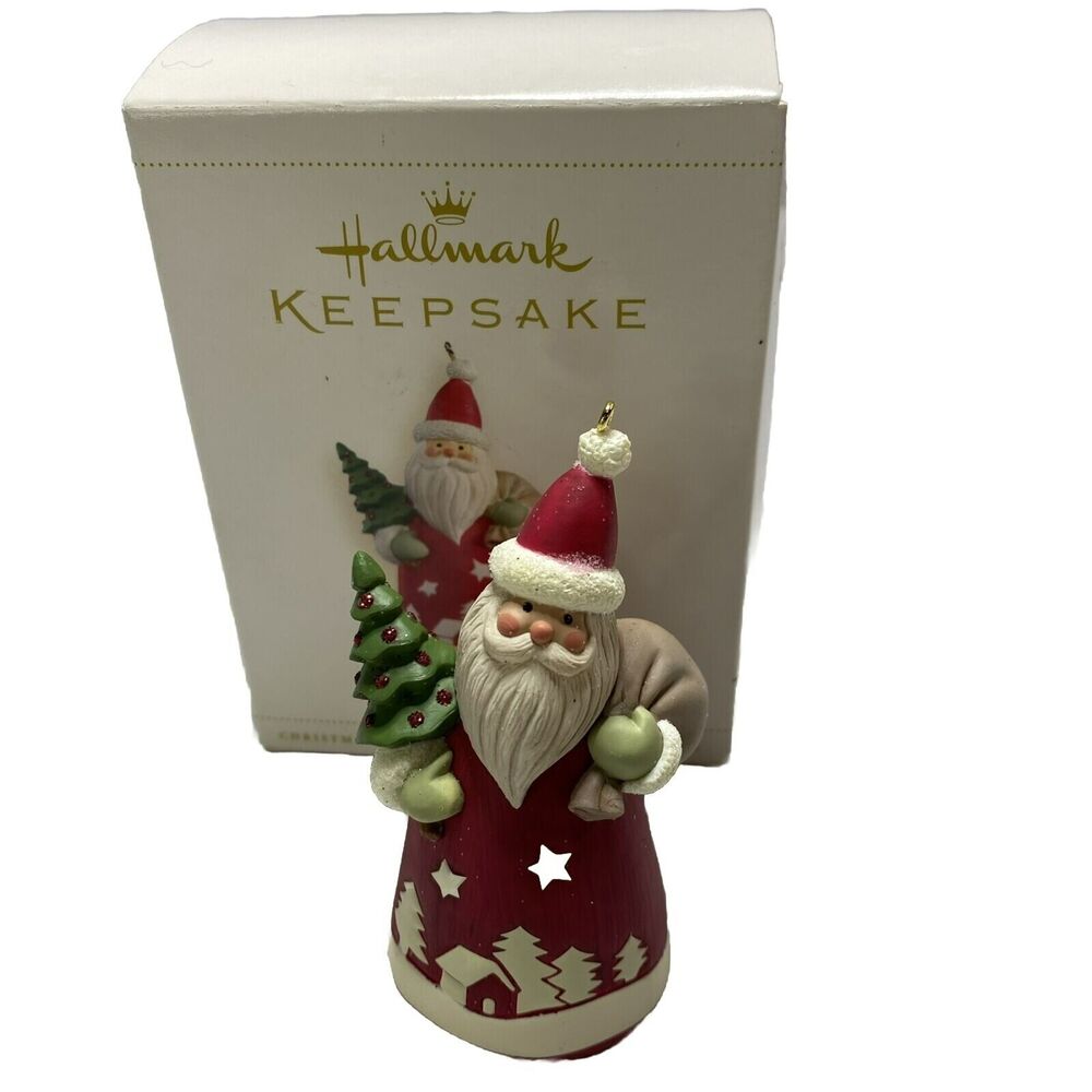 Hallmark‎ Keepsake Christmas Ornament 2006 ST. NICK With Tree and Toy Sack